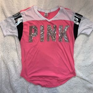 PINK Sequin T-Shirt